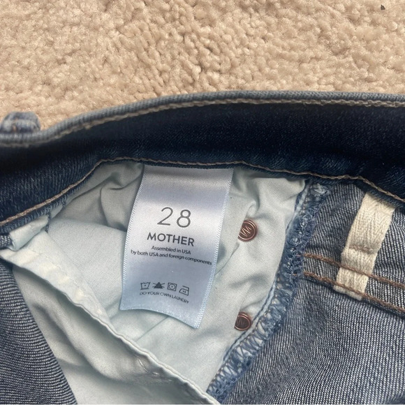 Mother The Stunner Ankle Fray Whatchya Got Cookin Jeans - Picture 4 of 7